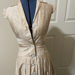Liz Clairborne | Vintage Style Tea Length Dress